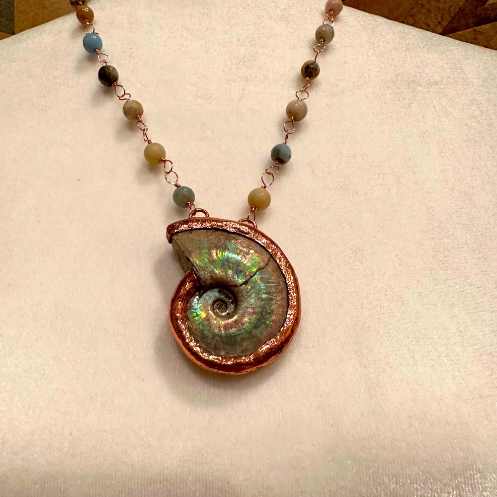 Nautilus Shell Pendant - image 1